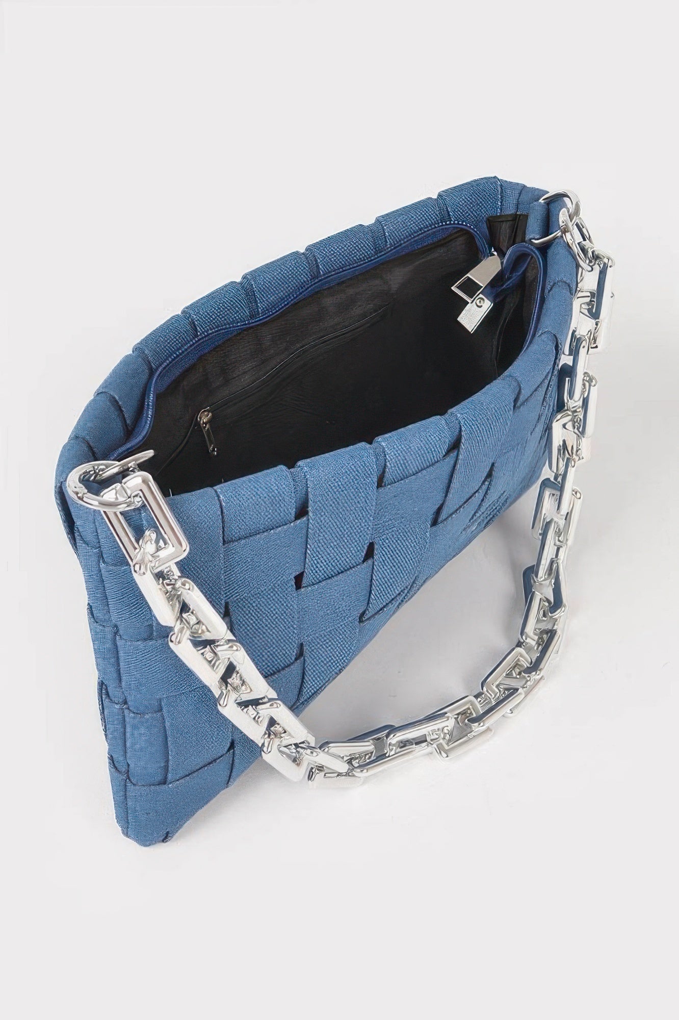 WOMEN'S BAG TRIBECA Denim Braided Chain Shoulder – BYMANYC ® New York