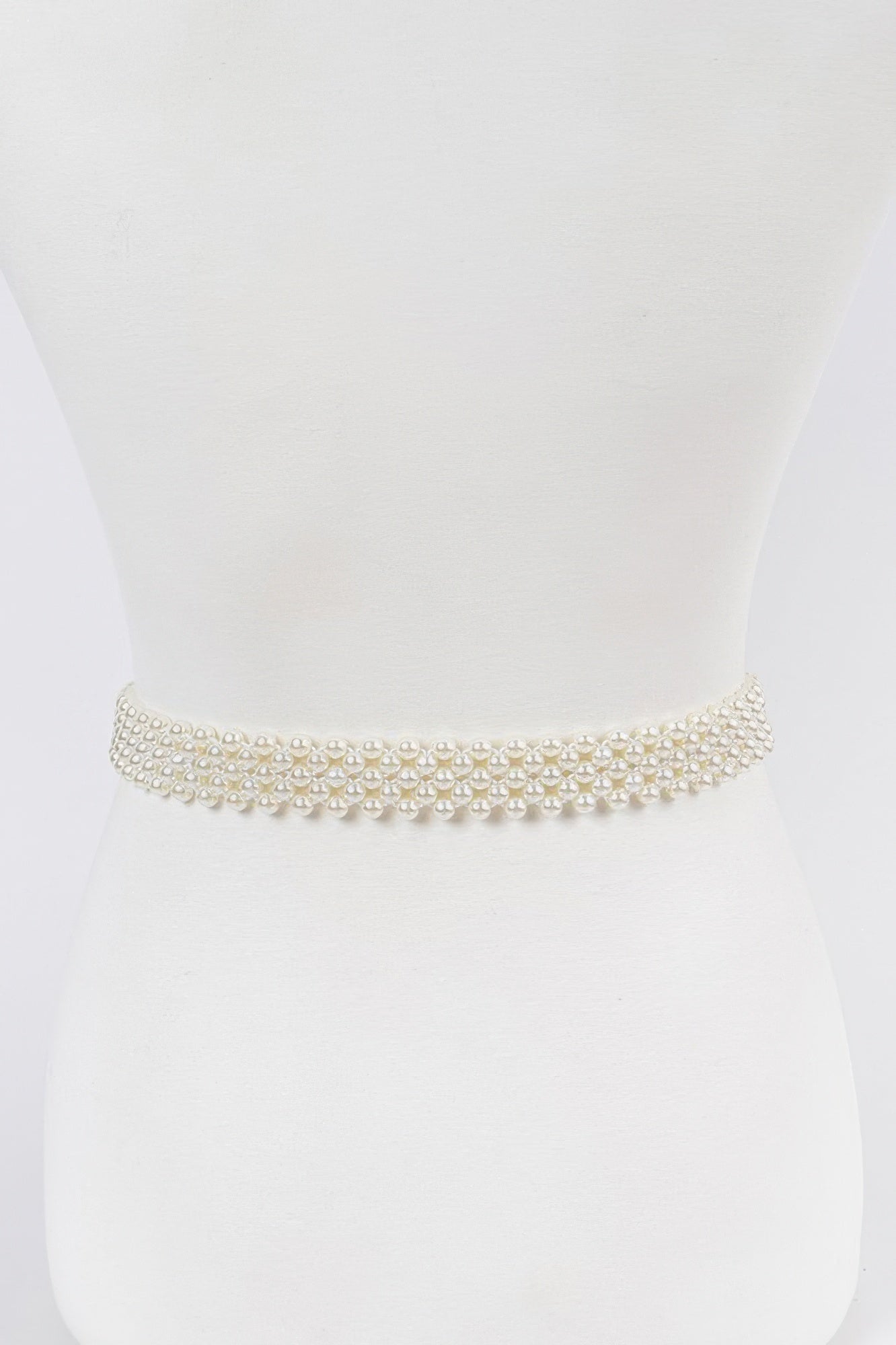 WOMEN'S BELT GRAMERCY Elastic Pearl New Collection BYMANYC ® New York