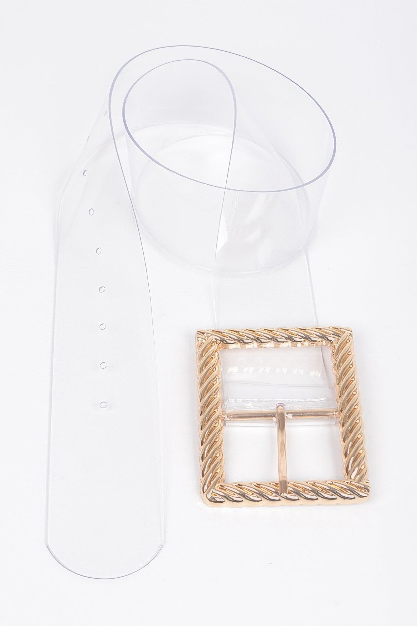 WOMEN'S BELT • HIGHLINE Fashion Chic Clear BYMANYC ® New York