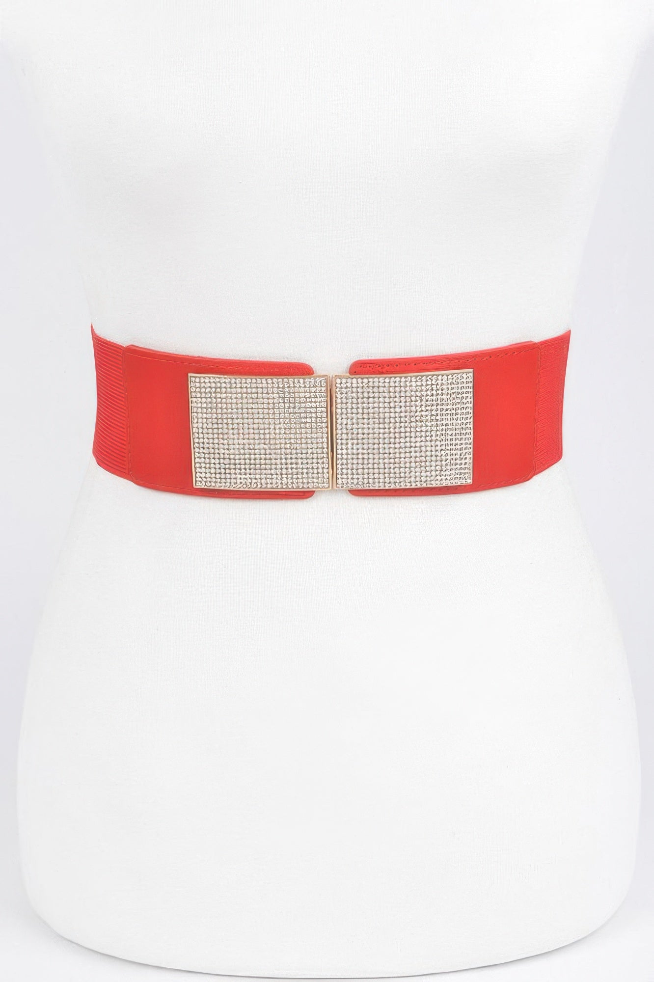 WOMEN'S BELT HUDSON Rhinestone Metal Buckle BYMANYC ® New York