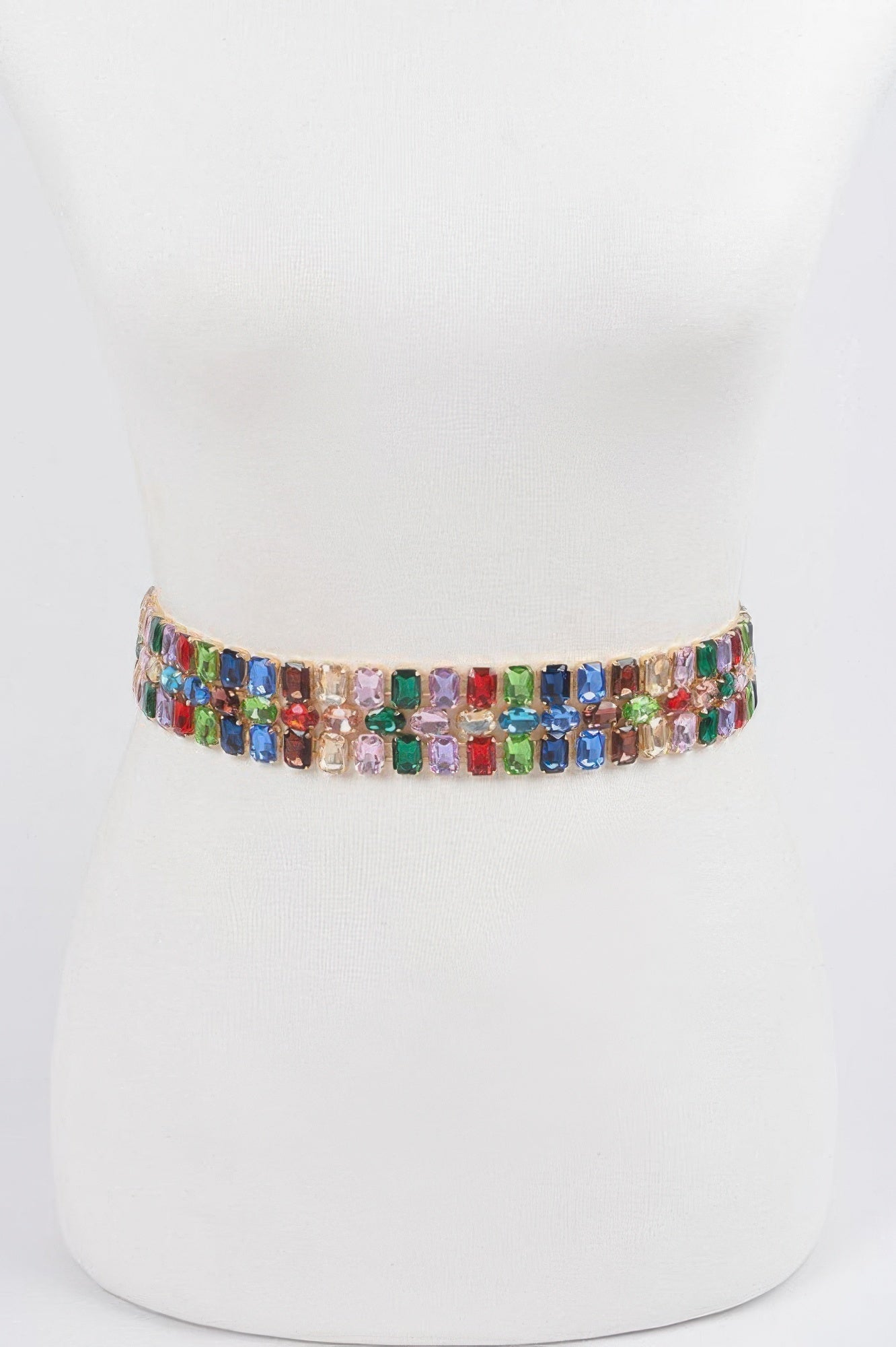 WOMEN'S BELT MADISON Multi Rhinestone New Collection BYMANYC ® New York