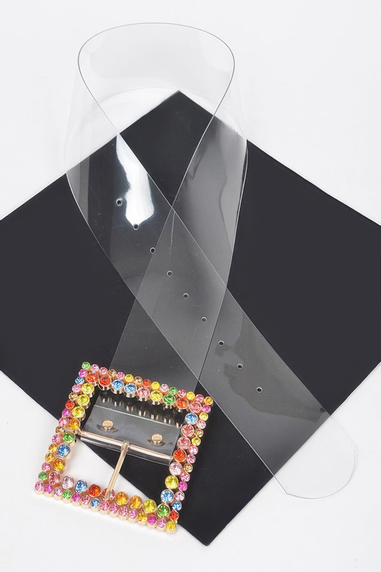 WOMEN'S BELT • MEATPACKING Fashion Chic Clear BYMANYC ® New York