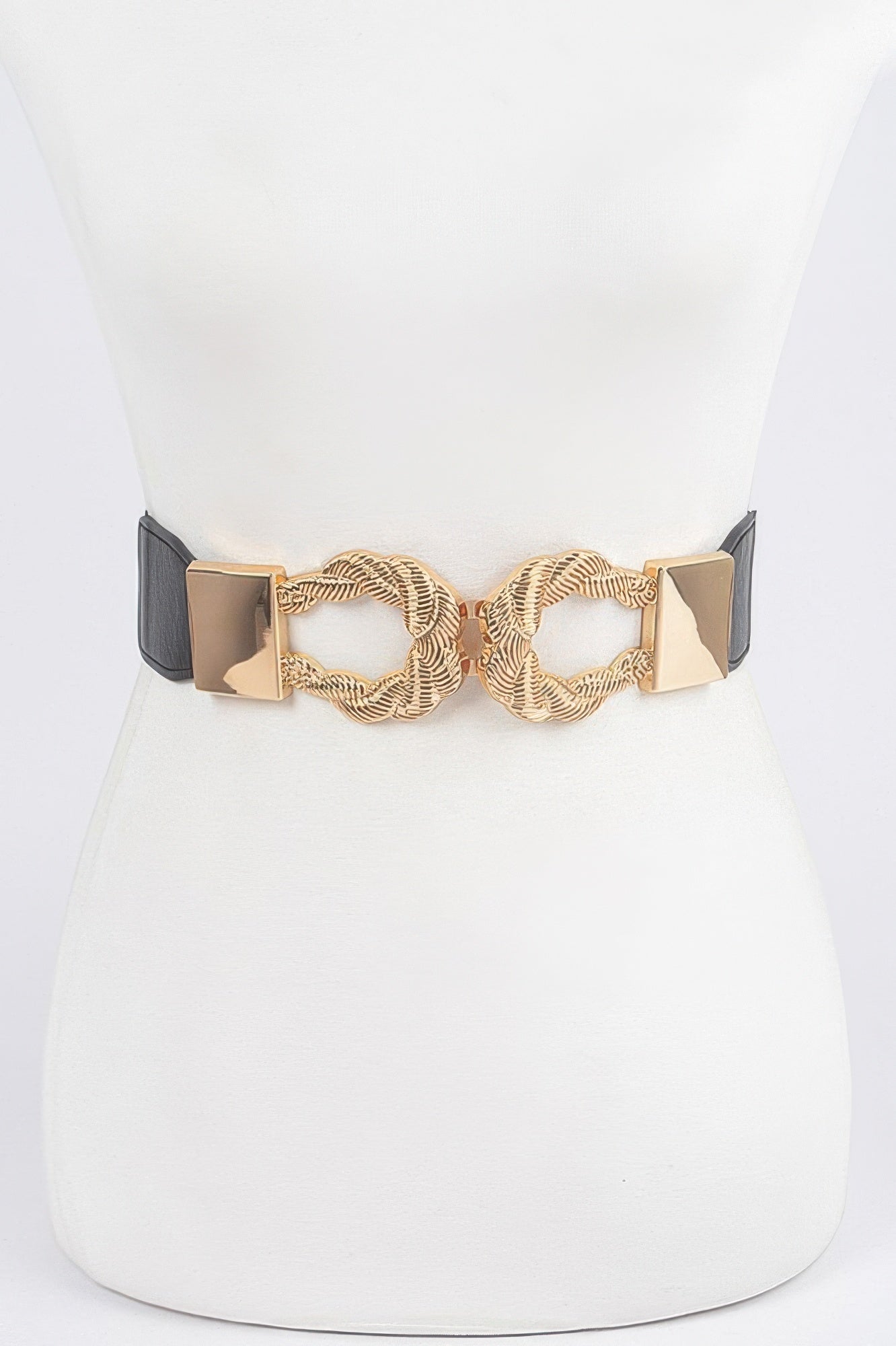 WOMEN'S BELT NOLITA Twist Link Elastic New Collection BYMANYC ® New York