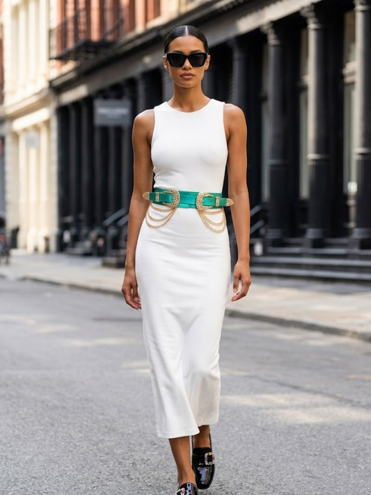WOMEN'S BELT • SOHO Fashion Chic Two Buckle BYMANYC ® New York