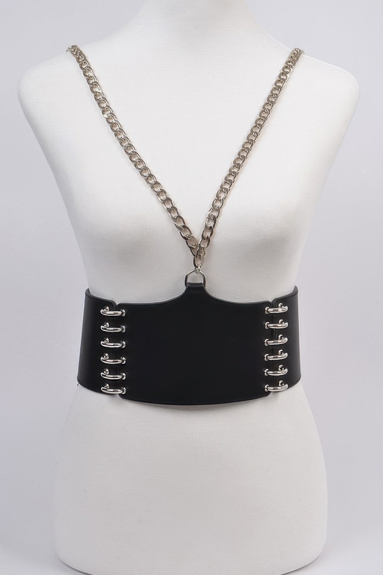 WOMEN'S BELT SOHO Wide Faux Leather Statement BYMANYC ® New York