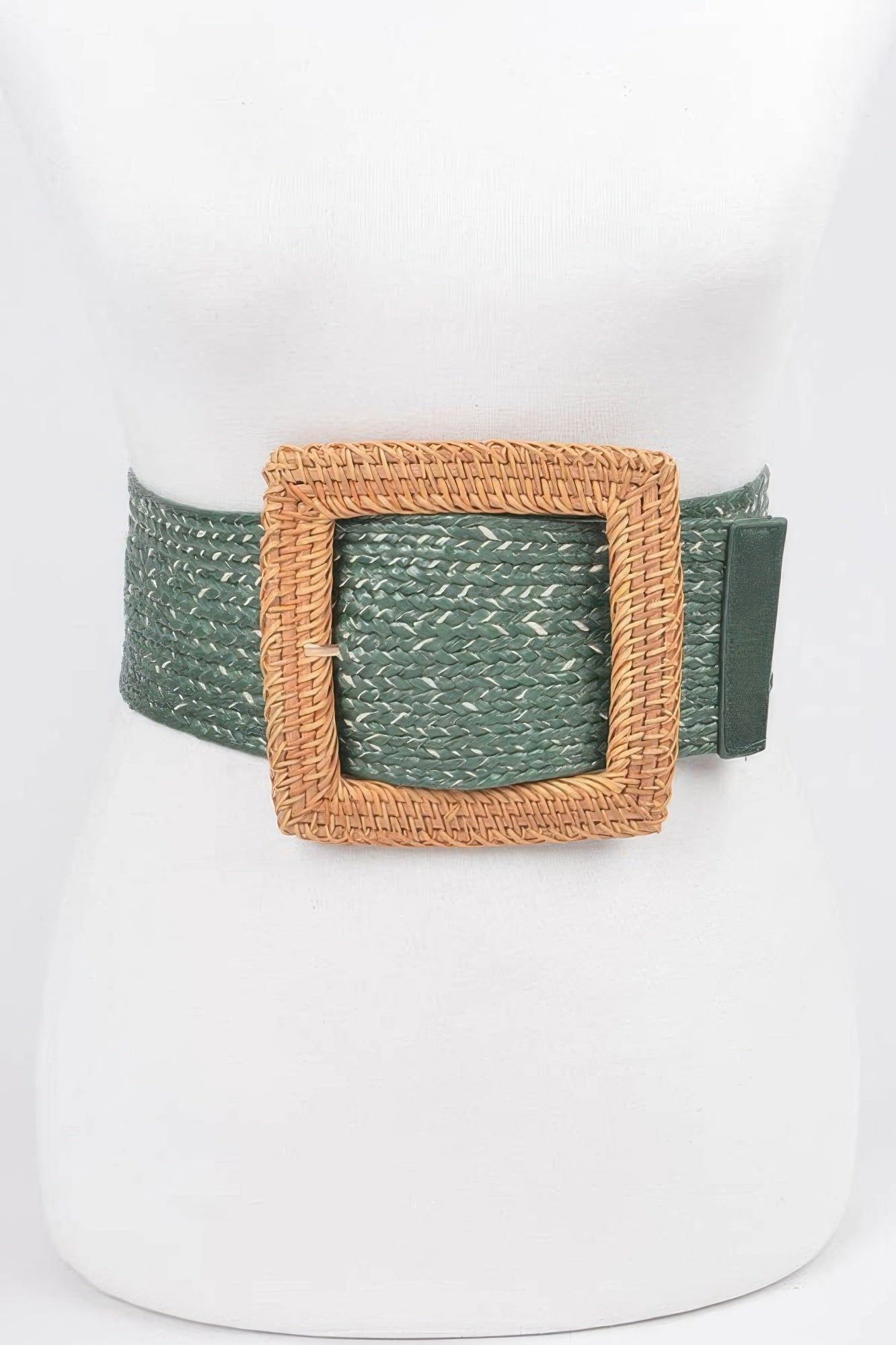 WOMEN'S BELT TRIBECA Bamboo Buckle Stretch BYMANYC ® New York