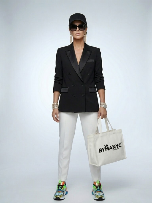 WOMEN'S BLAZER Black Tuxedo BOWERY - BYMANYC ® New York