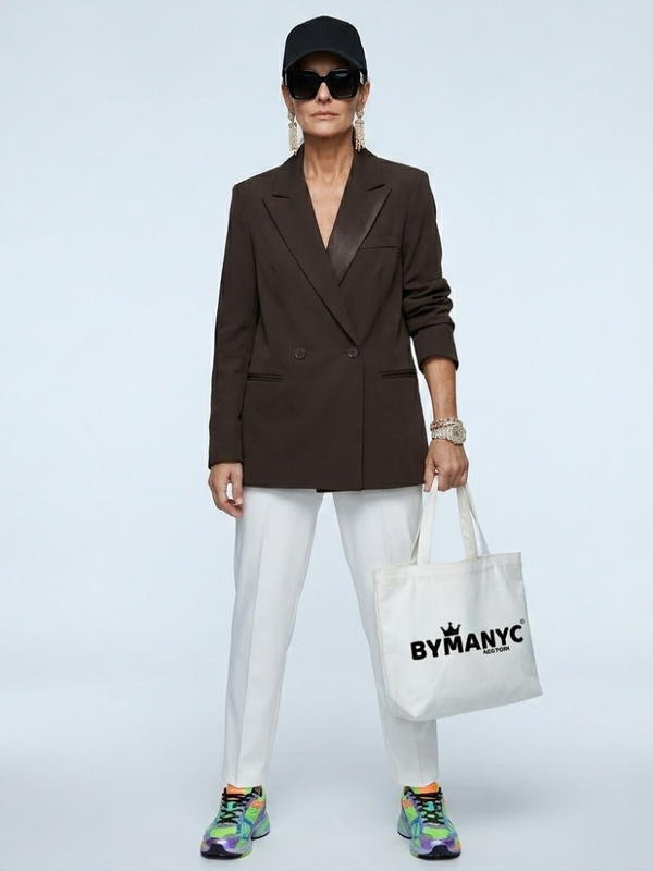 WOMEN'S BLAZER Brown Tweed HUDSON - BYMANYC ® New York