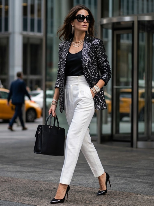 WOMEN'S BLAZER TIMES SQUARE New Collection WALL STREET BYMANYC ® New York