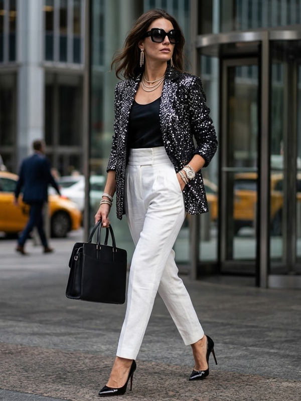 WOMEN'S BLAZER TIMES SQUARE New Collection WALL STREET BYMANYC ® New York