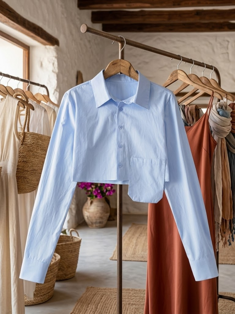 WOMEN'S BLOUSE BRYANT New Collection IBIZA Summer – BYMANYC ® New York