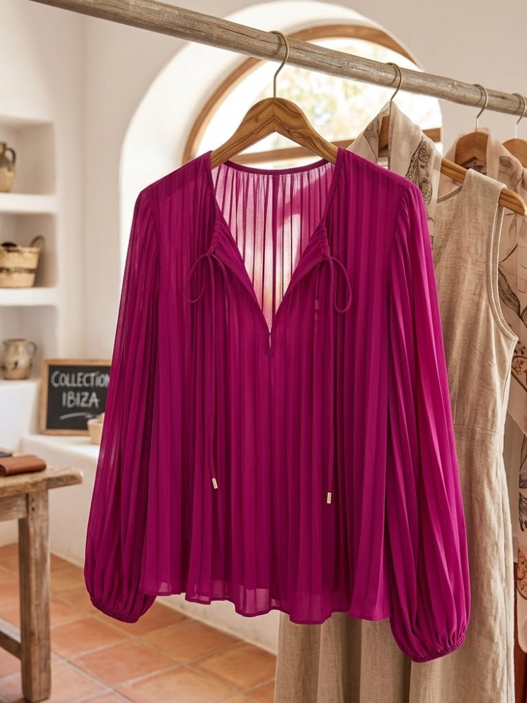 WOMEN'S BLOUSE HUDSON New Collection IBIZA Summer – BYMANYC ® New York