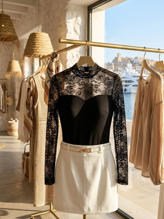 WOMEN'S BLOUSE KEY WEST - Boutique Fashion Top - BYMANYC ® New York