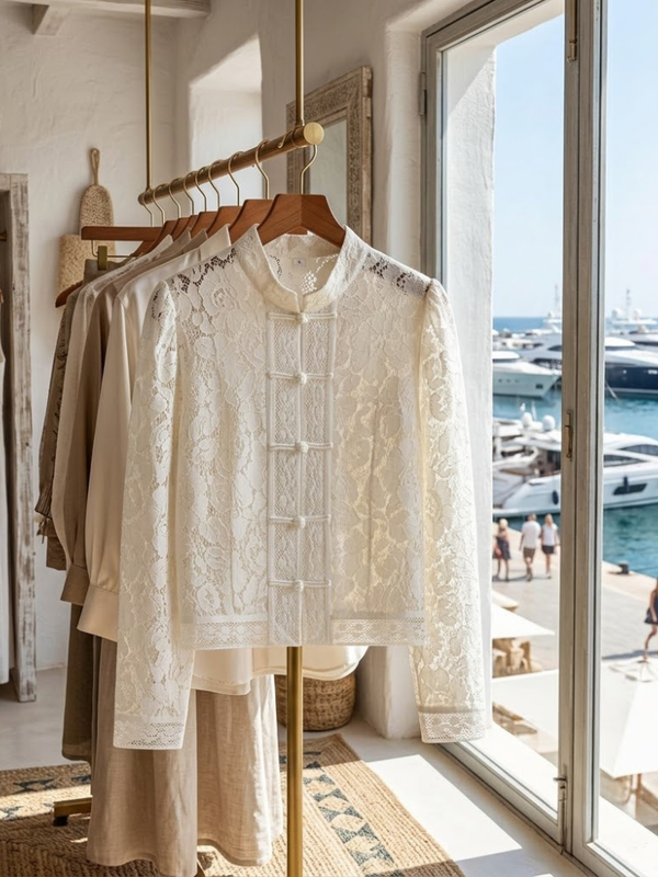WOMEN'S BLOUSE MIAMI - Boutique Fashion Top - BYMANYC ® New York