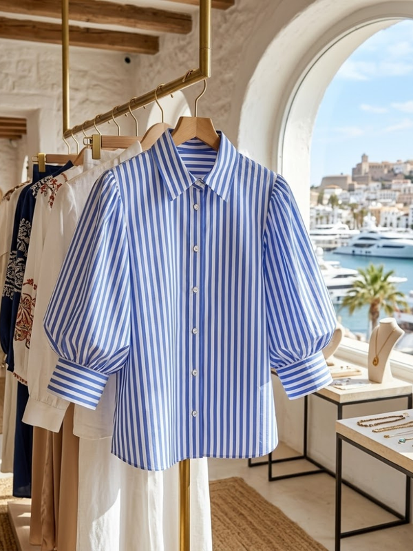 WOMEN'S BLOUSE NEWPORT - Boutique Fashion Top - BYMANYC ® New York