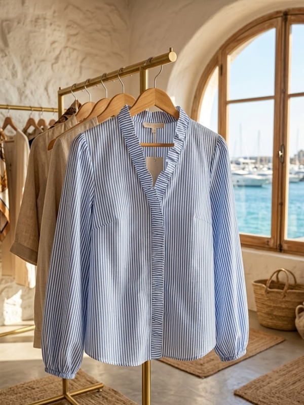 WOMEN'S BLOUSE ORLANDO - Boutique Fashion Top - BYMANYC ® New York