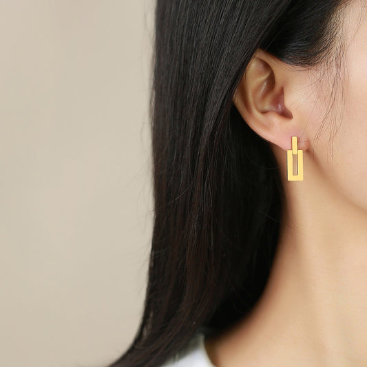 WOMEN'S EARRINGS Gold Color HUDSON - BYMANYC ® New York
