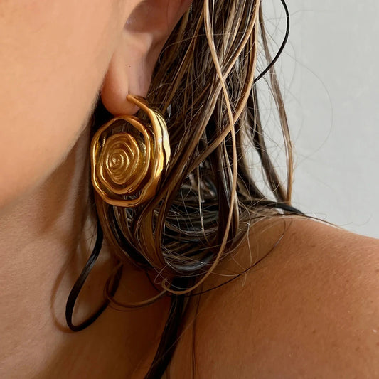 WOMEN'S EARRINGS Gold Color SOHO - BYMANYC ® New York