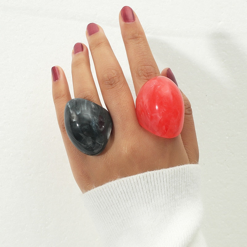 WOMEN'S RING • new collection CHELSEA Resin BYMANYC ® New York