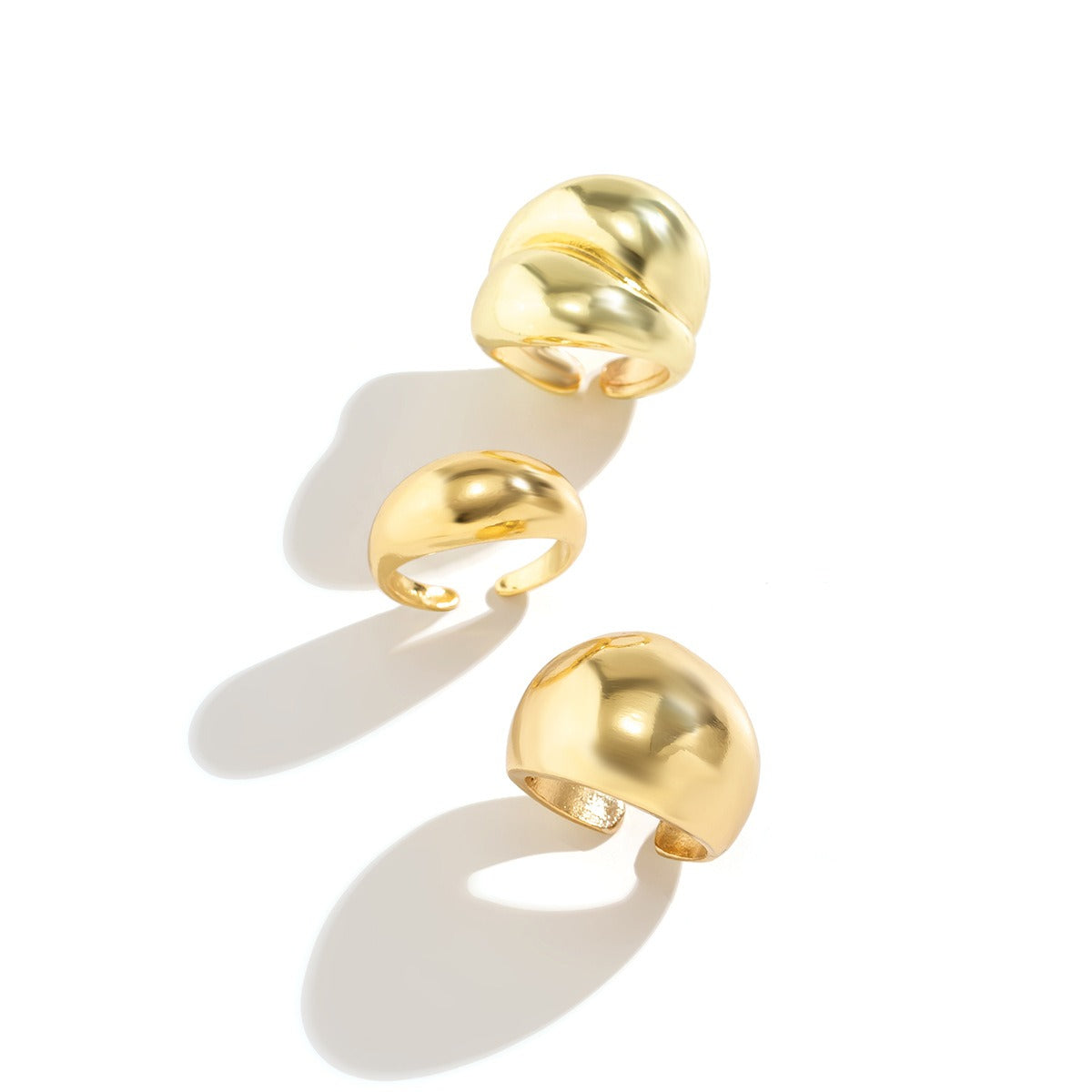 WOMEN'S RING • new collection NOLITA Gold Set BYMANYC ® New York