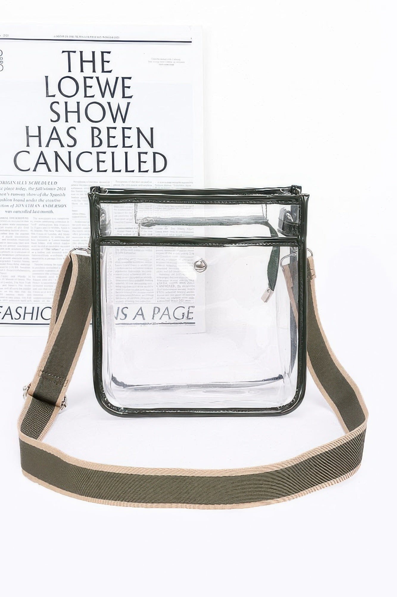 WOMEN'S TRANSPARENT BAG TRIBECA New Collection WALL STREET BYMANYC ® New York