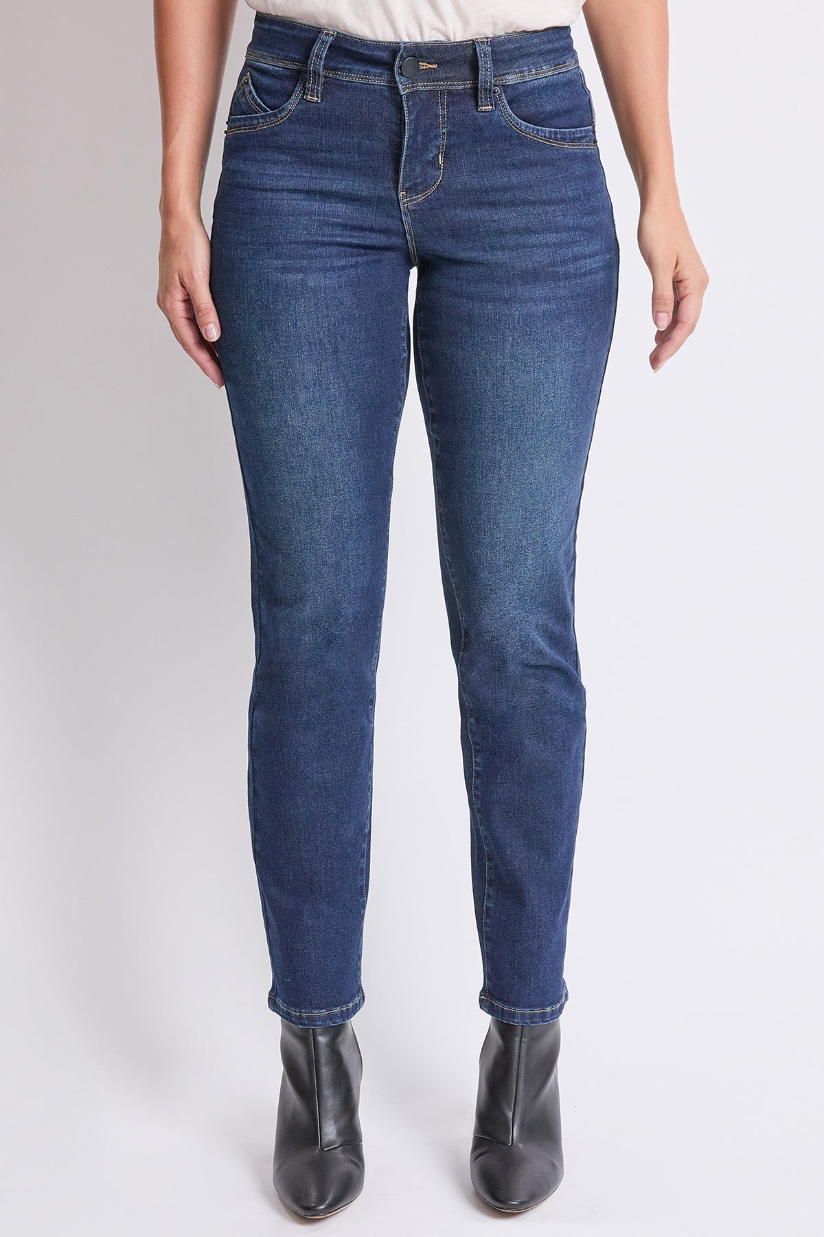 Women's High Rise Curve Confidence WannaBettaButt Straight  Jeans