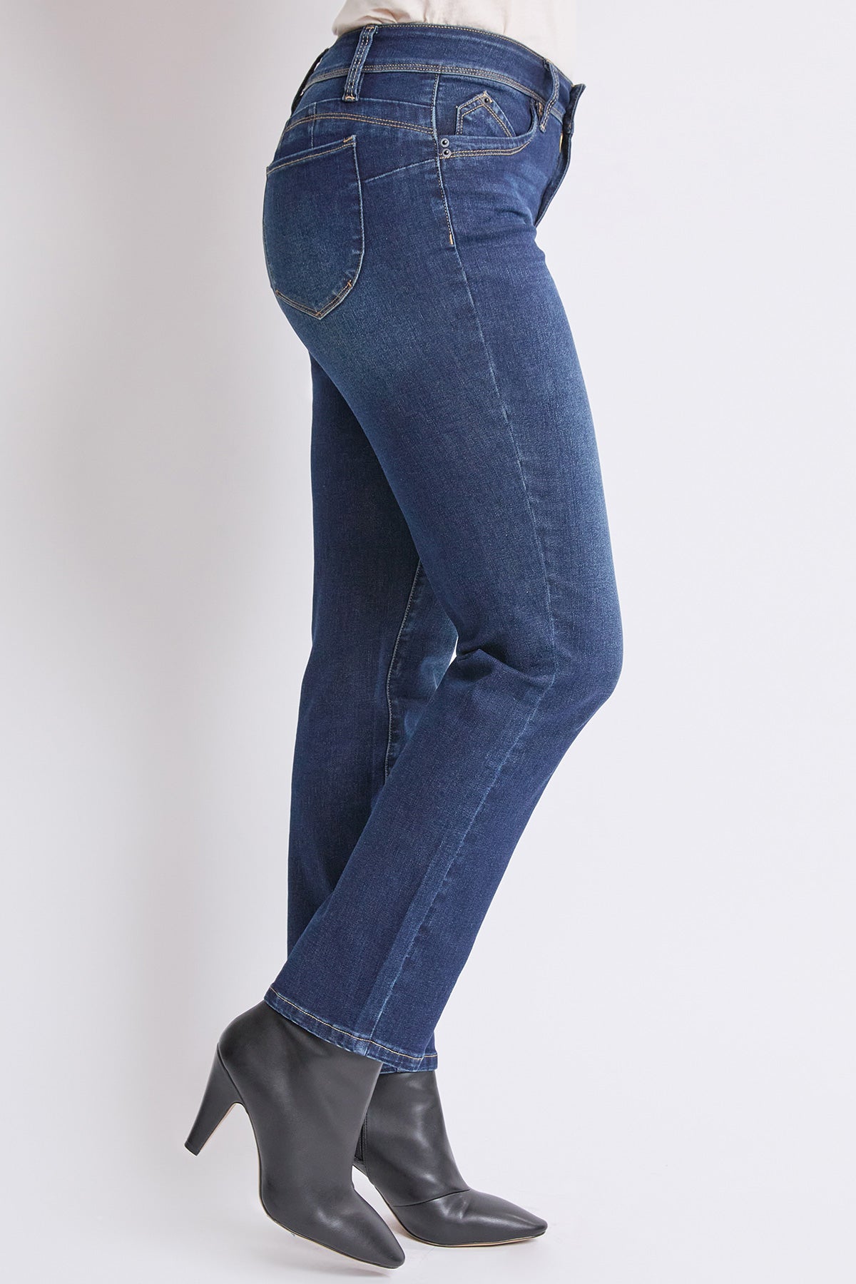 Women's High Rise Curve Confidence WannaBettaButt Straight  Jeans