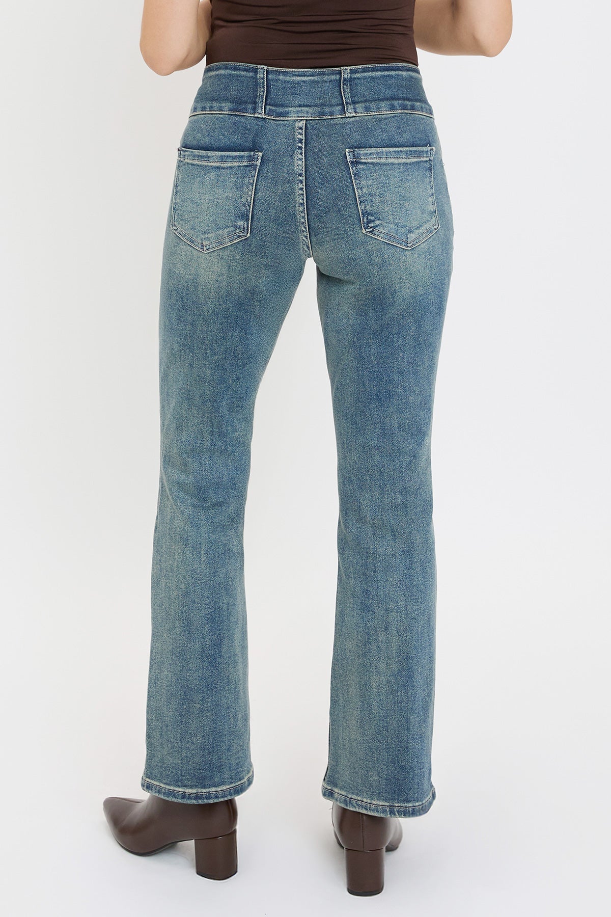 Women's 3-Button Bootcut Jeans