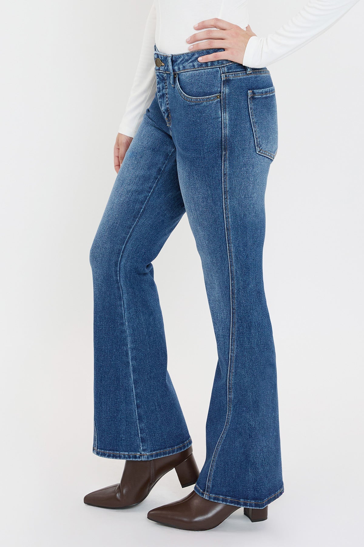 Women's Curve Seam Flare Jeans