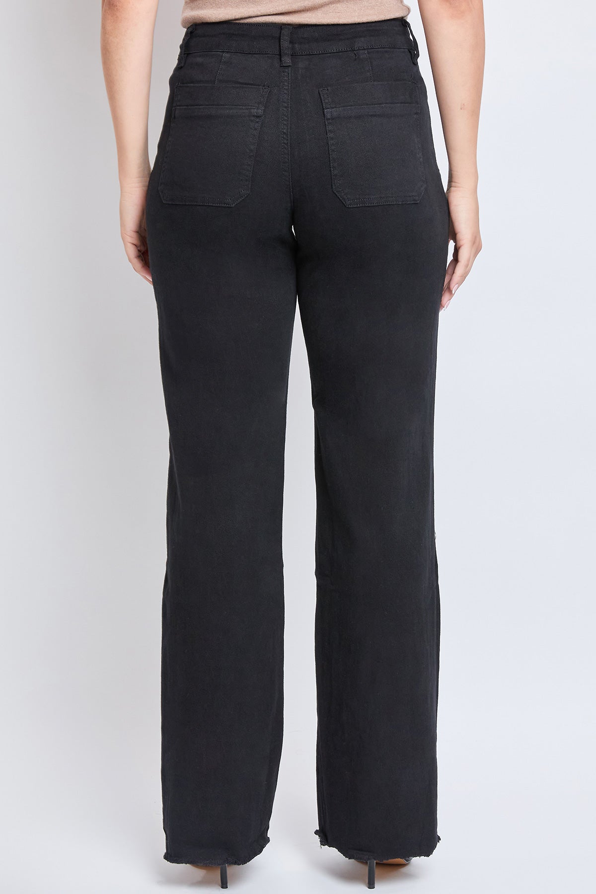 Women's High Rise Snip To Fit Wide Leg Pant