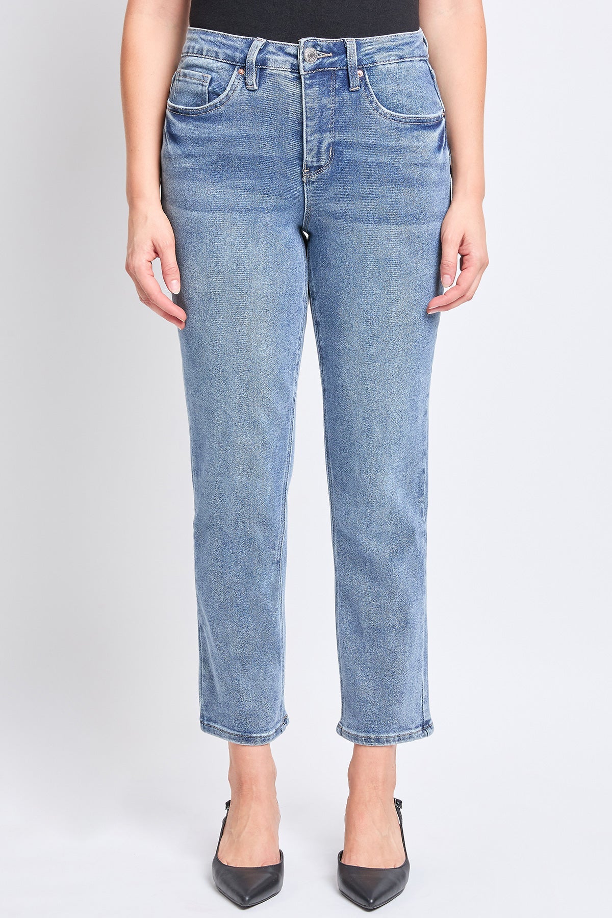 Women's High Rise Vintage Slim Straight  Jeans