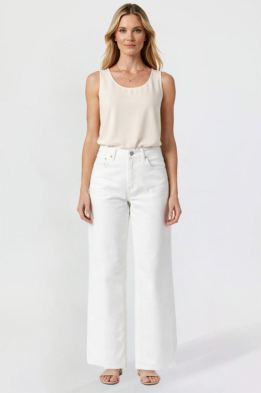 Women's Luxe High Rise Wide Leg Jeans
