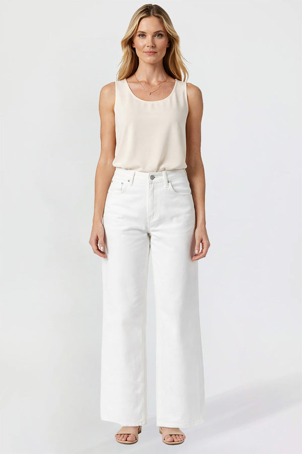 Women's Luxe High Rise Wide Leg Jeans