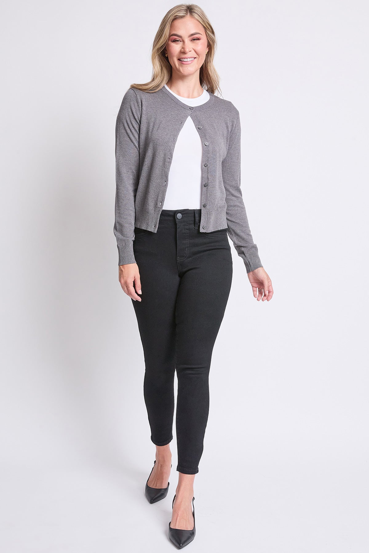 Women's High Rise Basic 5 Pocket Skinny Jeans
