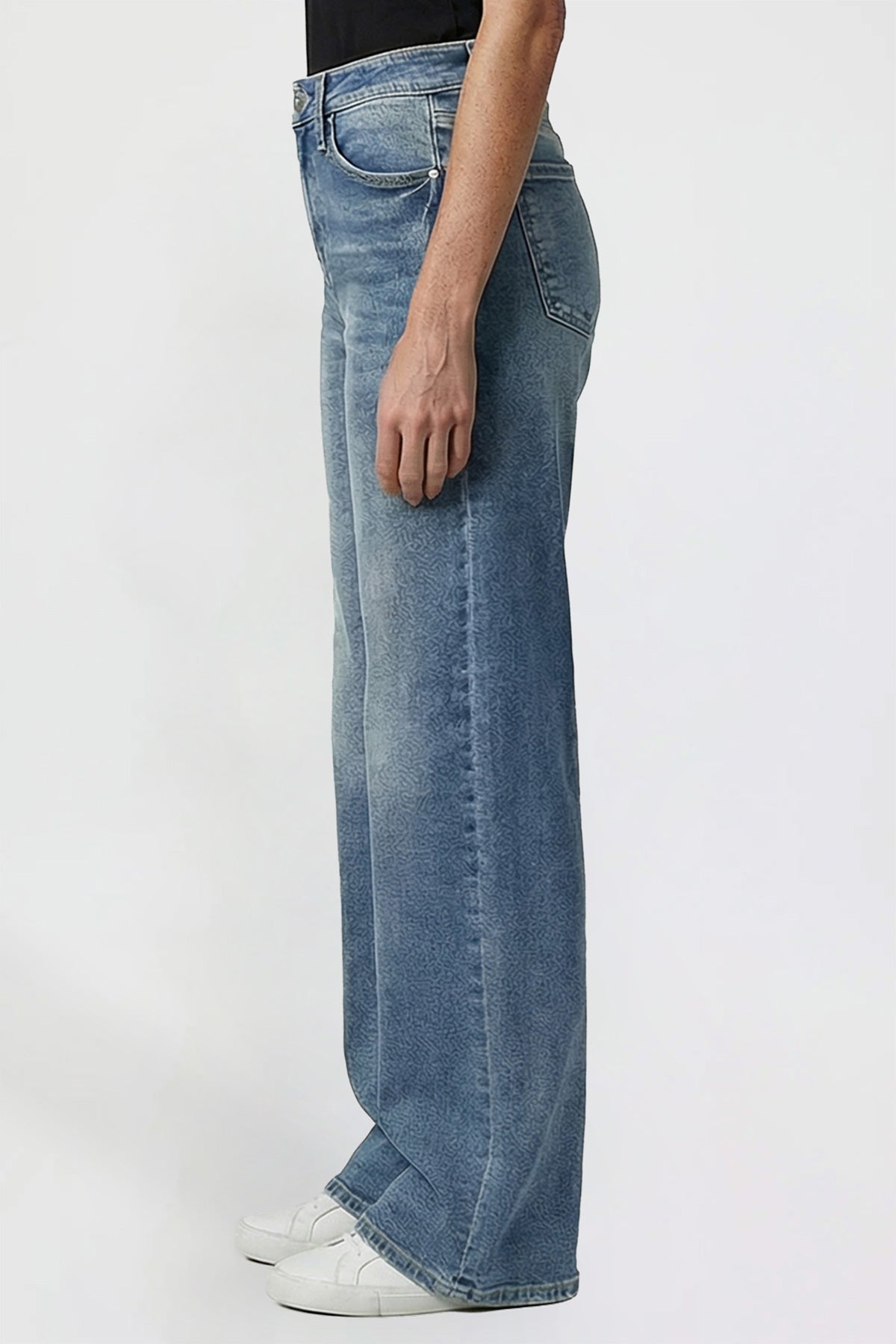 Women's Kayla High Rise Premium Stretch Wide Leg Jeans