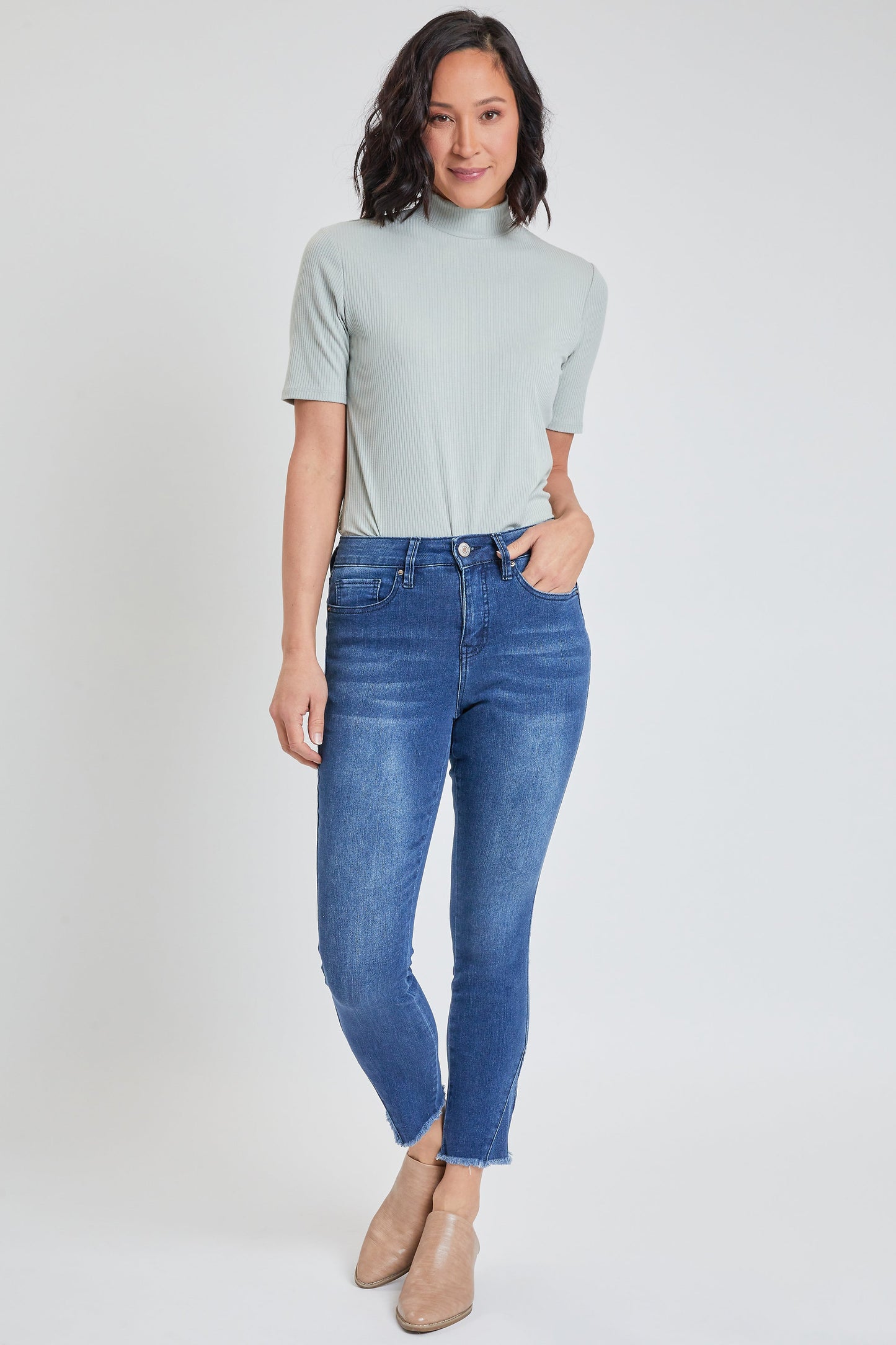 Women's Skinny  With Side Seam Insert Sustainable Jeans