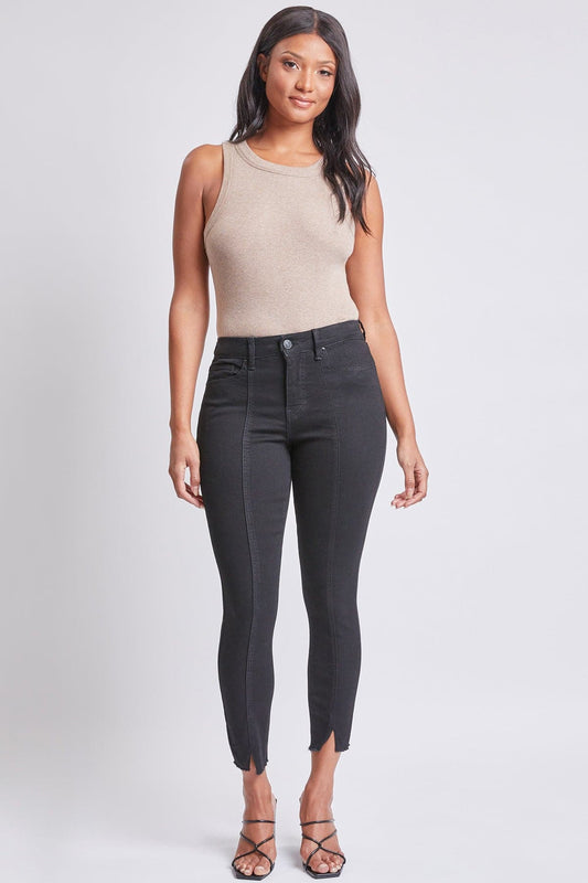 Women's Skinny With Front Seam and Slit Detail High Rise Lifestyle Collection Jeans