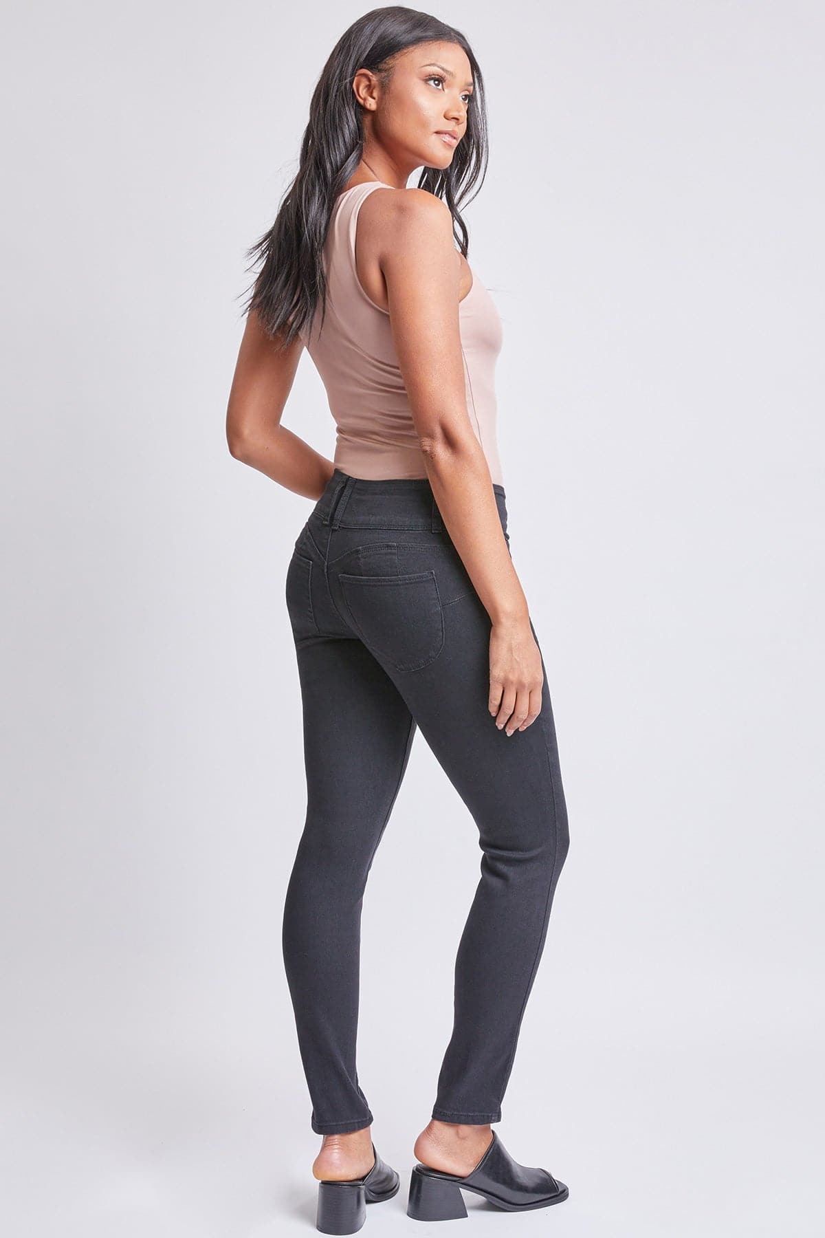 Women's WannaBettaButt 3 Button Ankle Skinny  Jeans