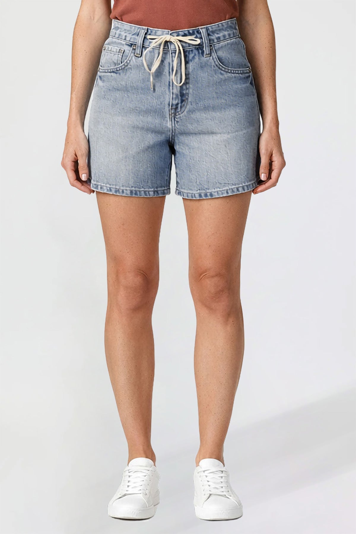 Women's Relaxed Tie Front Shorts