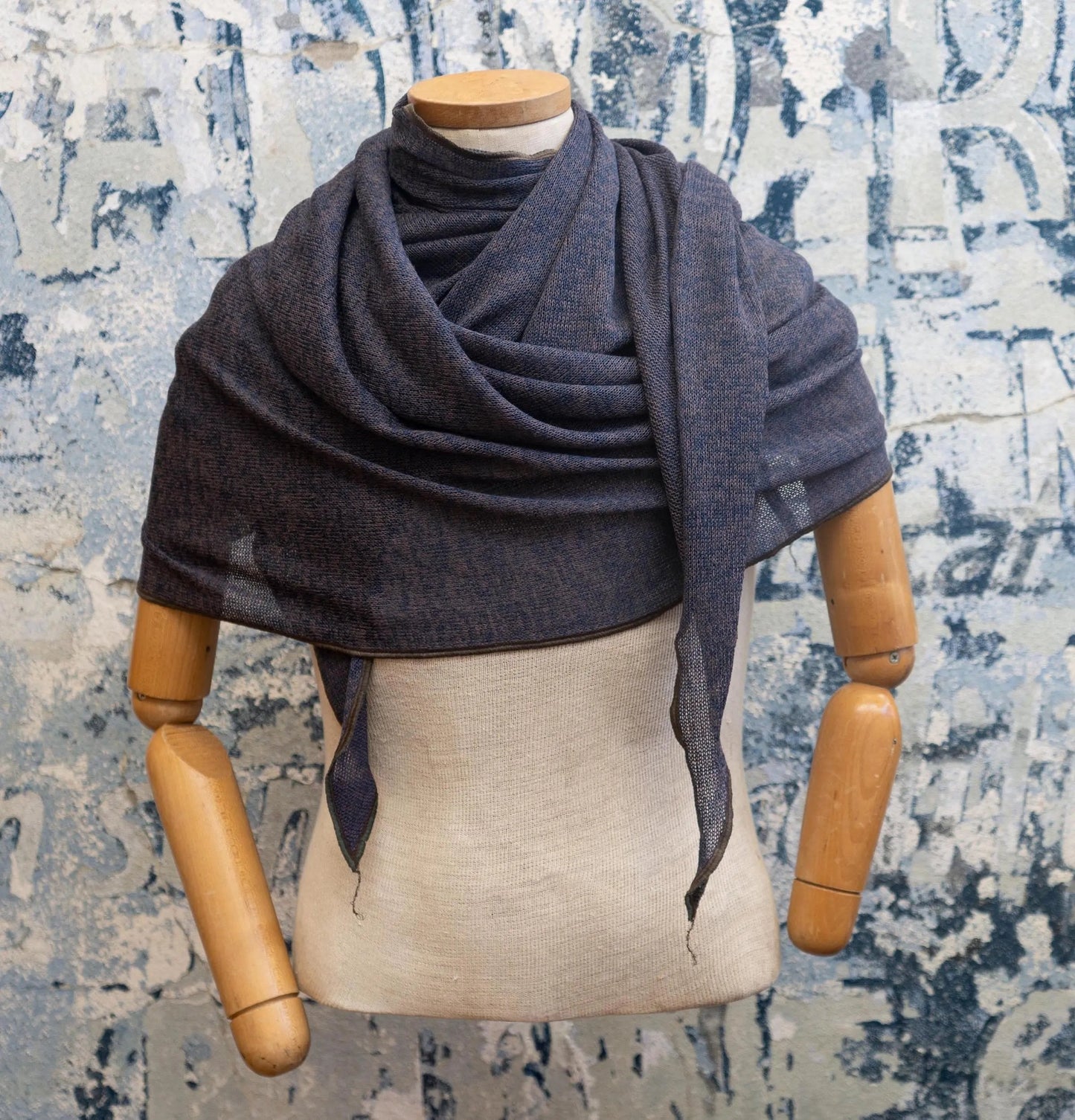 Watercolor Dusk Knit Scarf