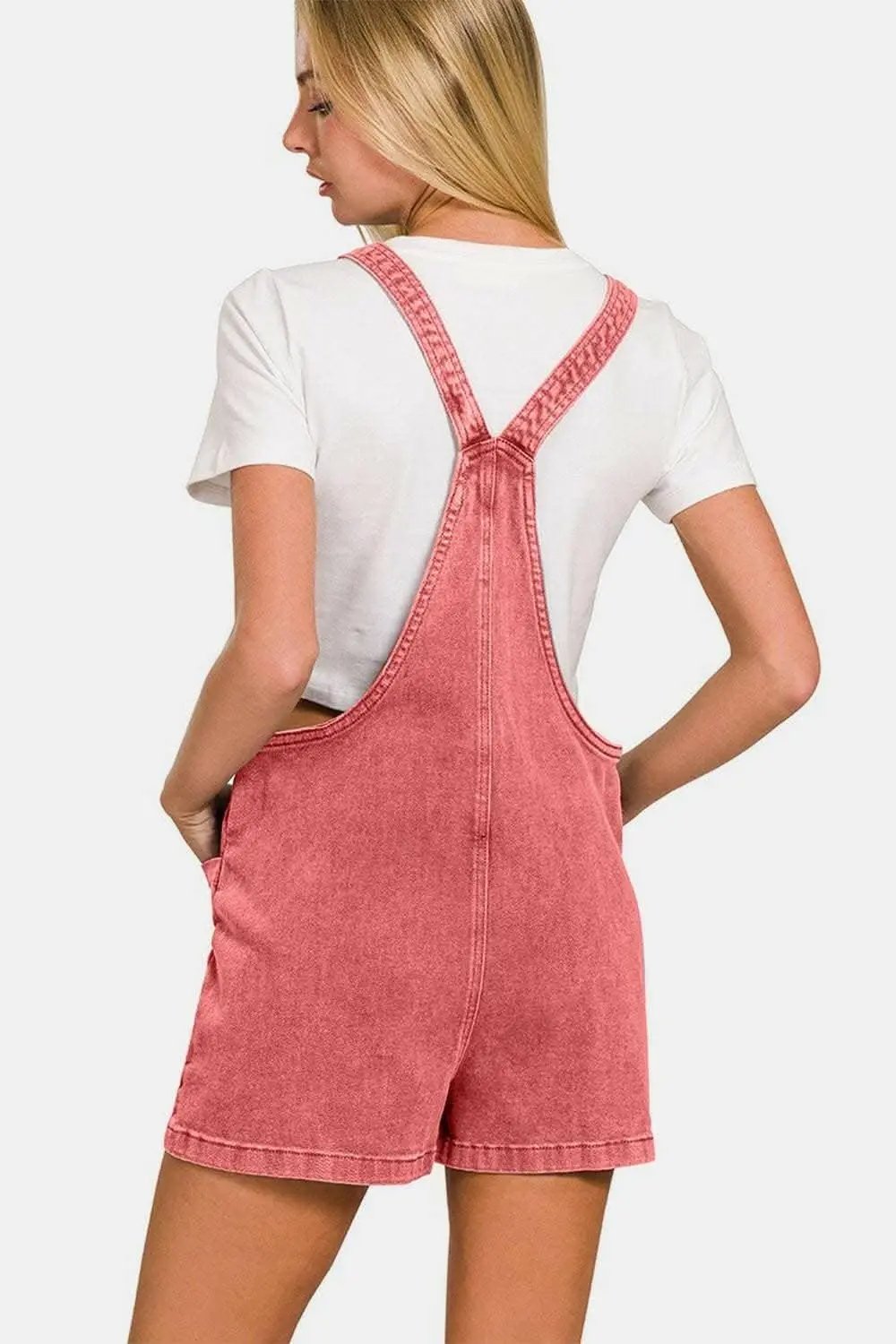 Jumpsuit - Washed Knot Strap - Casual
