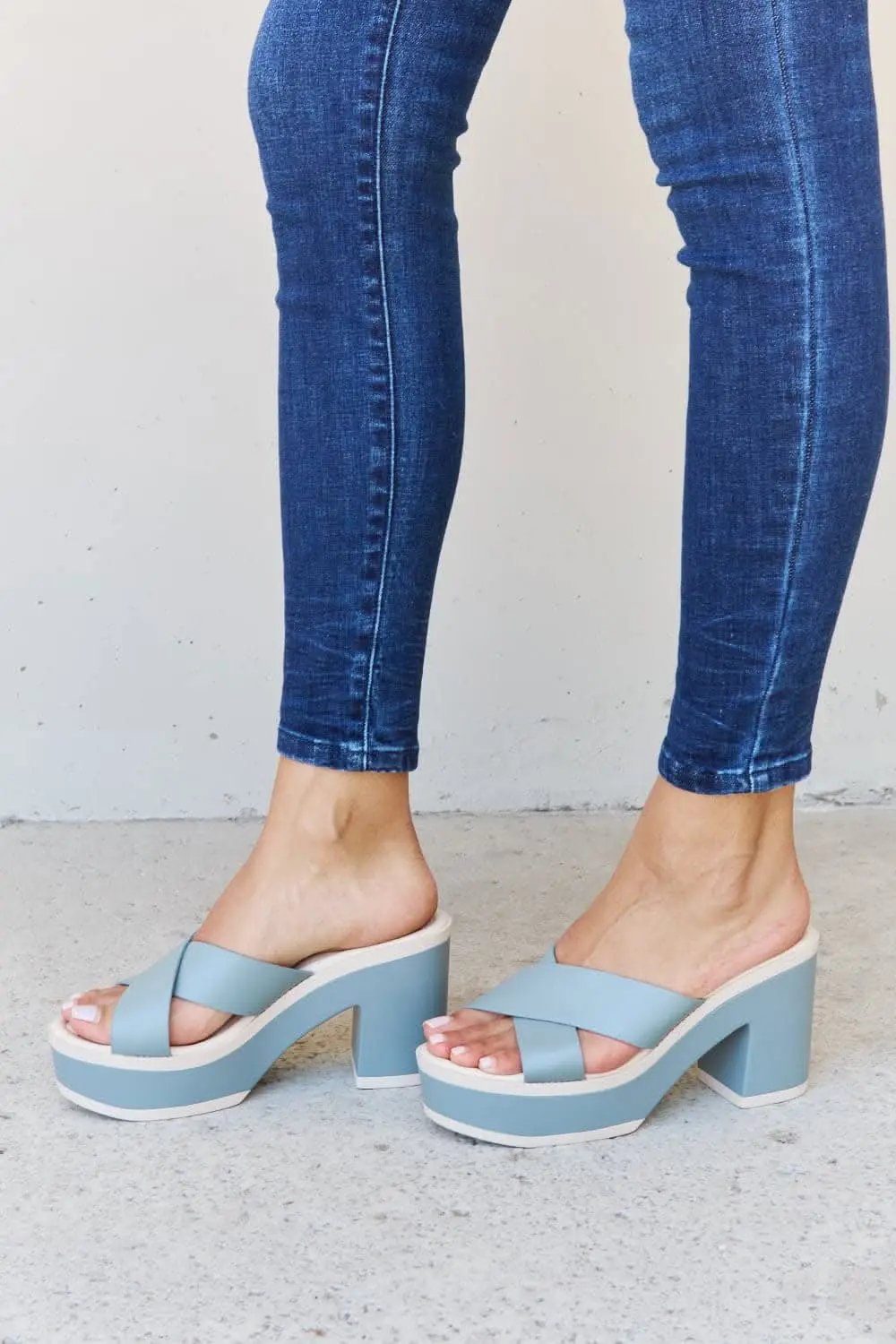 Trendsi Blue Platform Sandals Women's Summer Shoes - Comfy & Stylish