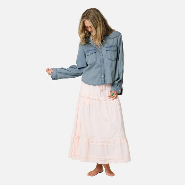 Kerri Rosenthal Western Pia Denim Shirt