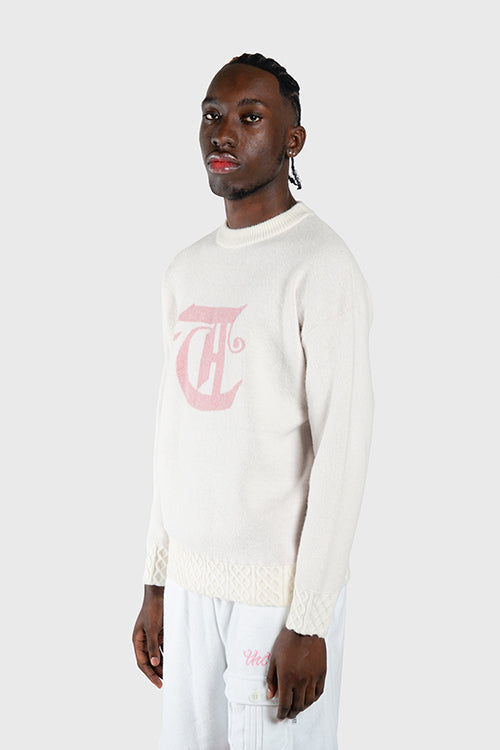 Racket Club Knit Crewneck Sweater