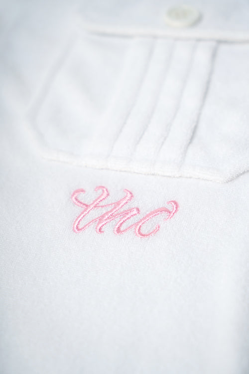 Racket Club Terry Cloth Cabana Short-Sleeve Zip-up Shirt