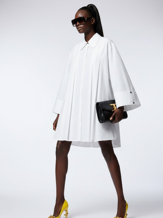 White Summer Dress New Collection Prêt-à-Porter BYMANYC New York