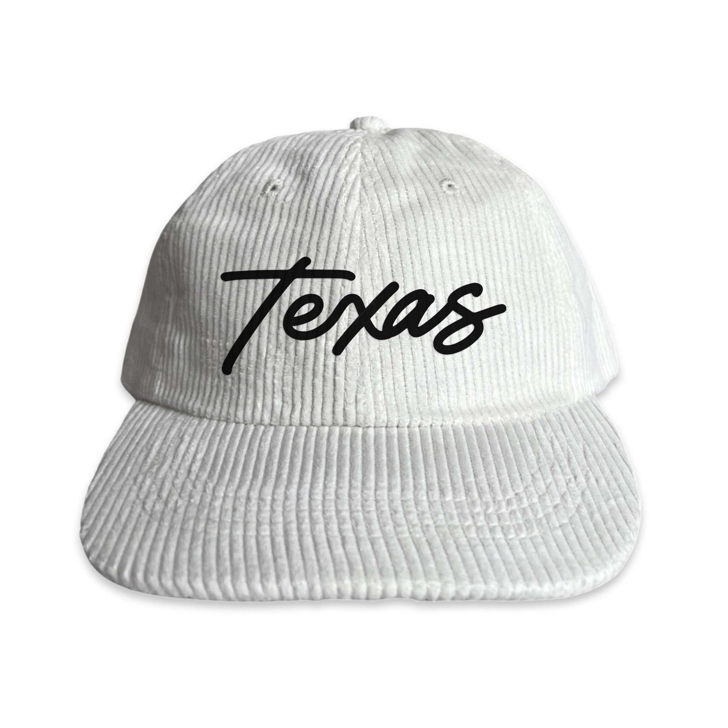 Texas Cursive Corduroy Cap