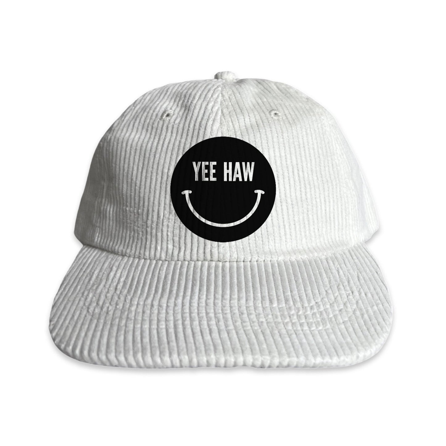 Yee Haw Smile Corduroy Cap