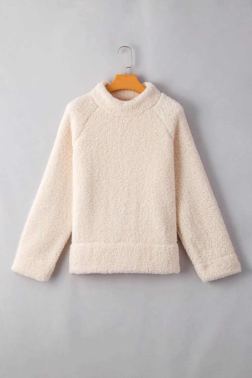 Women's Pullover Sweatshirt - Soft Fleece, Drop Shoulder - Daily