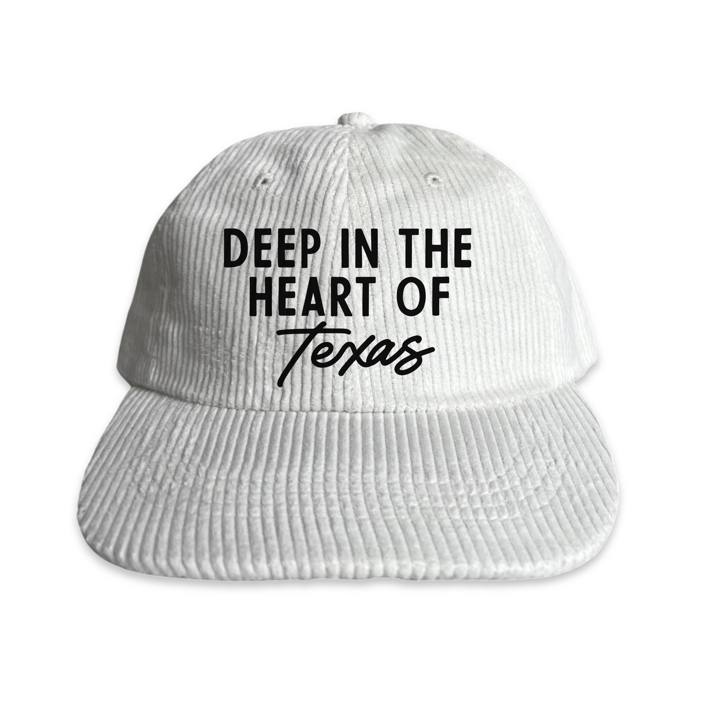 Deep in the Heart of Texas Corduroy Cap